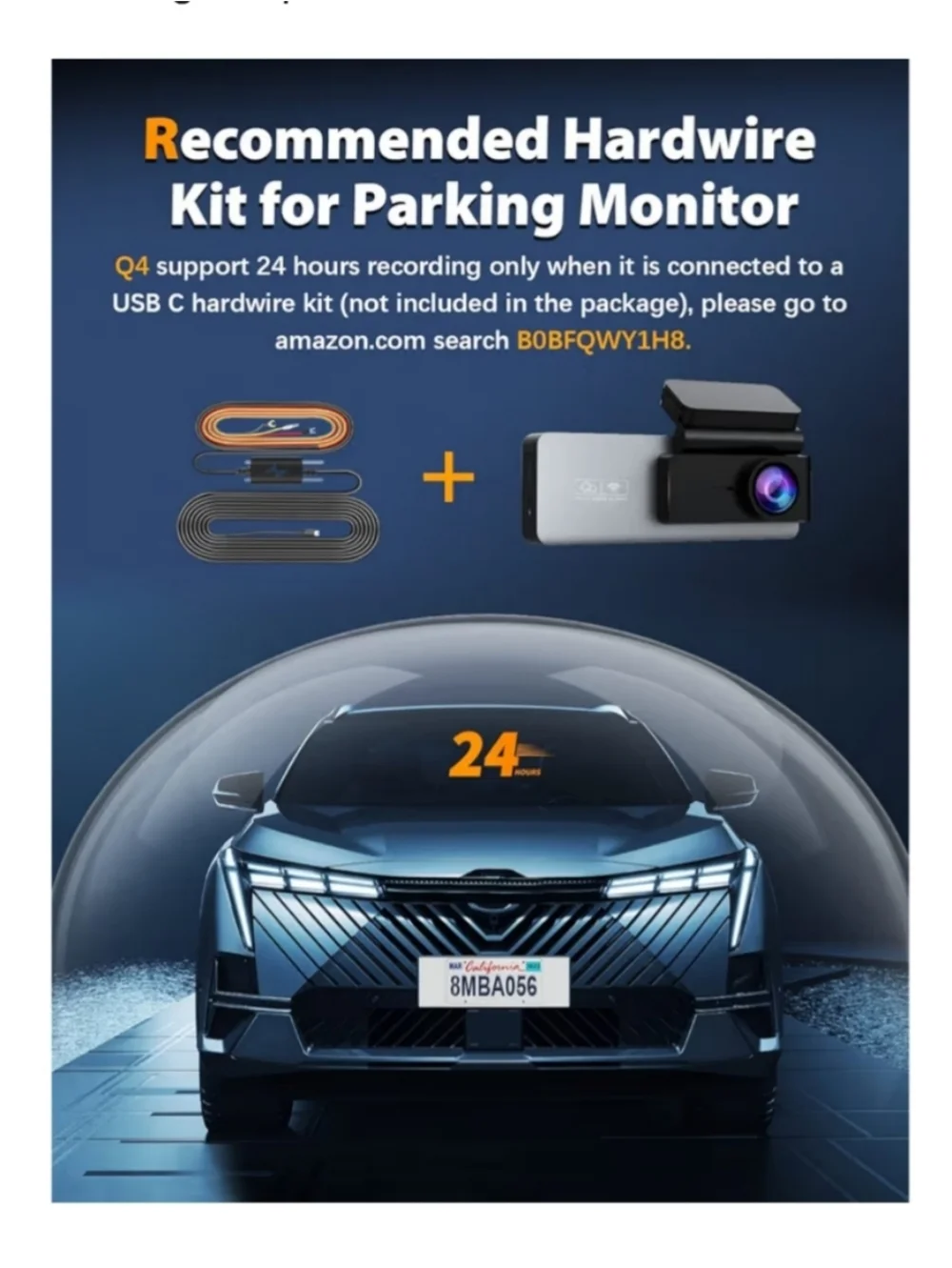 ARIFAYZ Dash Cam Front and Rear 4K+1080P